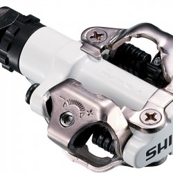 Shimano PD-M520 MTB SPD pedals - two sided mechanism, white