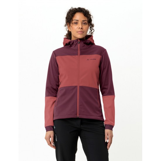 VAUDE Women's Qimsa Hooded Softshell Jacket VAUDE Women's Qimsa Hooded Softshell Jacket