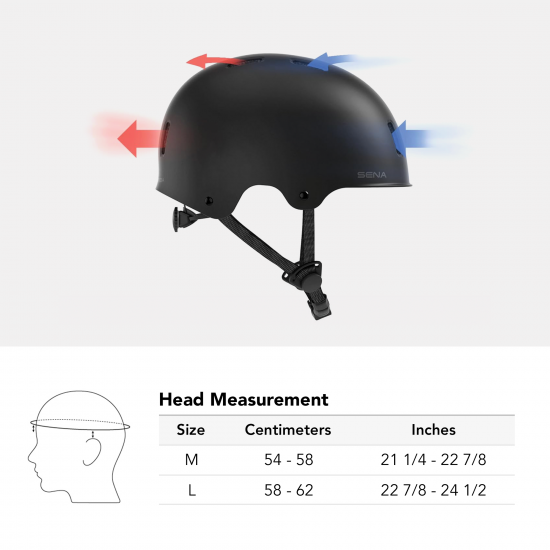 Sena Rumba Multi-Sport Bluetooth Helmet, Matte Black Sena Rumba Multi-Sport Bluetooth Helmet, Matte Black