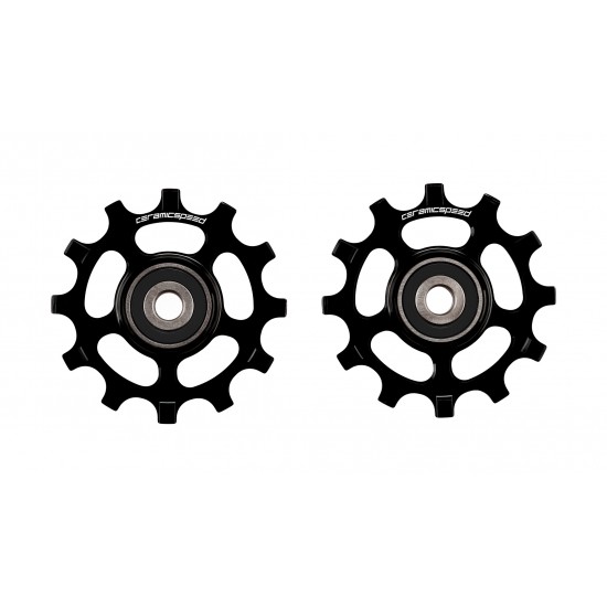 CeramicSpeed SRAM 12s AXS Road Coated Pulley Wheel (Black) CeramicSpeed SRAM 12s AXS Road Coated Pulley Wheel (Black)