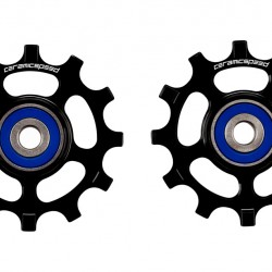 CeramicSpeed Shimano 11s Road Coated Pulley Wheel (Narrow Wide, Black)
