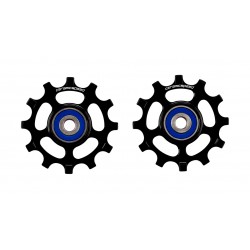 CeramicSpeed Shimano 11s Road Coated Pulley Wheel (Narrow Wide, Black)