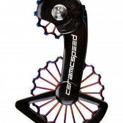 CeramicSpeed OSPW 3D Hollow Titanium Coated Oil Slick Shimano 9250/8150 CeramicSpeed OSPW 3D Hollow Titanium Coated Oil Slick Shimano 9250/8150