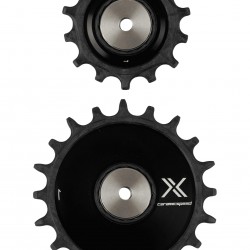 CeramicSpeed Spare OS Pulleys ALPHA Disc 14/20 Black