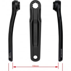 FSA Ebike Chainset CK-702 Bosch BNI 22.0mm Black FSA Ebike Chainset CK-702 Bosch BNI 22.0mm Black