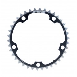 FSA nla Pro Road Chainring (2x10, 130x38T, Black, 5h) FSA nla Pro Road Chainring (2x10, 130x38T, Black, 5h)
