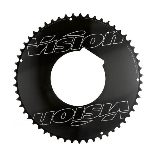 Vision Powerbox Aero Chainring (2x11, 110x56T(42), Black)