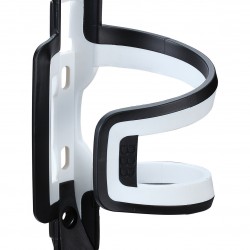 BBB BBC-40 - DualAttack Bottle Cage (Black, White Composite) BBB BBC-40 - DualAttack Bottle Cage (Black, White Composite)