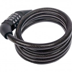 BBB BBL-66 - QuickCode Coiled Cable Lock (8×1200mm) BBB BBL-66 - QuickCode Coiled Cable Lock (8×1200mm)
