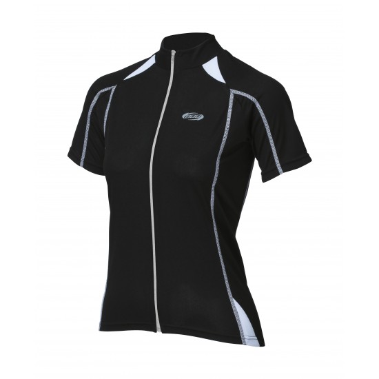 BBB BBW-245 - ComfortGirl Womens SS Jersey (Black & White, S)