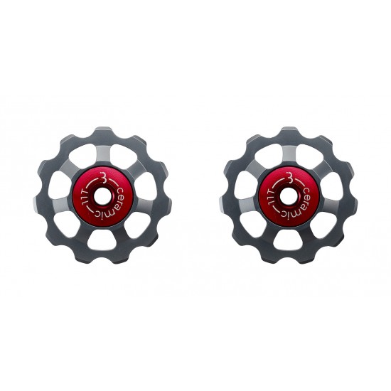 BBB BDP-22 - AluBoys Ceramic Jockey Wheels 11T Grey