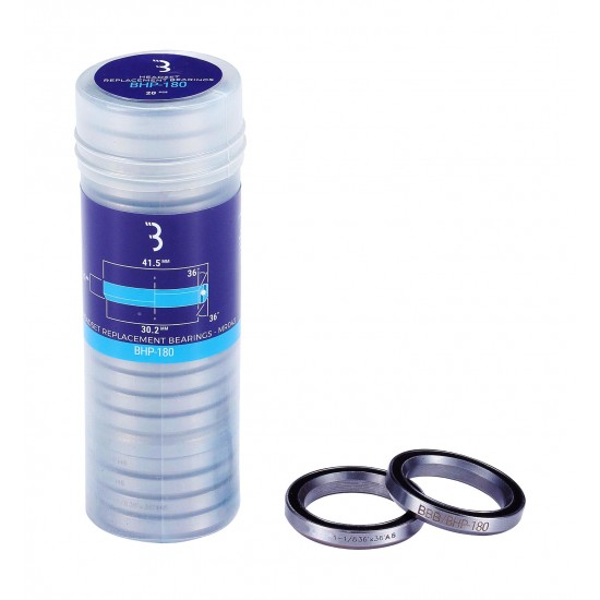 BBB BHP-180 - Headset Bearing (×20, 1.1/8, 41.5×6.5mm, 36°×36°) BBB BHP-180 - Headset Bearing (×20, 1.1/8, 41.5×6.5mm, 36°×36°)