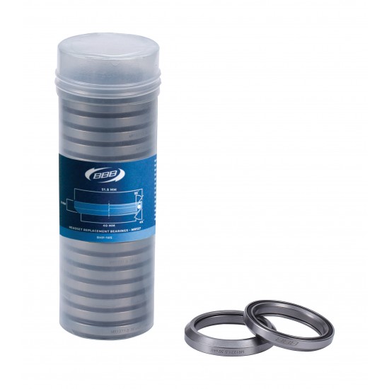 BBB BHP-185 - Headset Bearings (×20, 1.5, 51.8×8mm, 36°×45°)