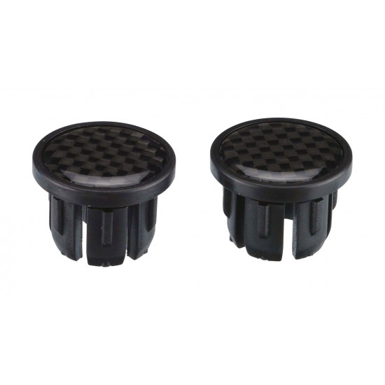 BBB BHT-92S - EndCaps Carbon x2 BBB BHT-92S - EndCaps Carbon x2