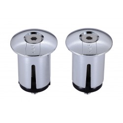 BBB BHT-96 - ScrewOn End Caps x2 (Chrome) BBB BHT-96 - ScrewOn End Caps x2 (Chrome)