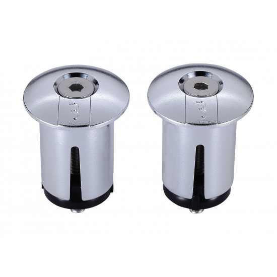 BBB BHT-96 - ScrewOn End Caps x2 (Chrome)
