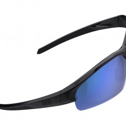 BBB BSG-68 - Impress Small Sport Glasses (Black, Blue MLC Lens)