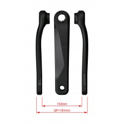 FSA Ebike Chainset CK-220 Bosch BNI 19.0mm Black