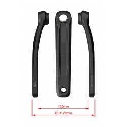 FSA Ebike Chainset CK-320 ISIS 27.5mm Black