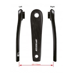 FSA Ebike Chainset CK-701 ISIS ##.#mm Carbon