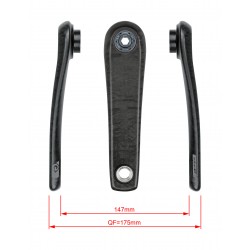 FSA Ebike Chainset CK-702 ISIS 22.0mm Black