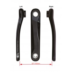 FSA Ebike Chainset CK-745 ISIS 25.7mm Carbon CSI