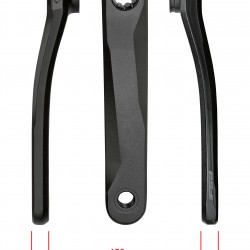 FSA Ebike Chainset CK-745 ISIS 25.7mm Black FSA Ebike Chainset CK-745 ISIS 25.7mm Black