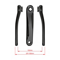 FSA Ebike Chainset CK-746-2 JIS 22.5mm Black