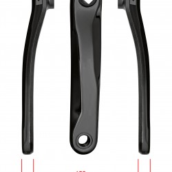 FSA Ebike Chainset CK-746-2 JIS 22.5mm Black FSA Ebike Chainset CK-746-2 JIS 22.5mm Black