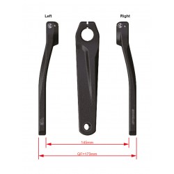 FSA Ebike Chainset CK-752 Shimano EP800 24.0mm Black