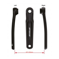 FSA Ebike Chainset CK-761 ISIS G2 Threaded ##.#mm Black