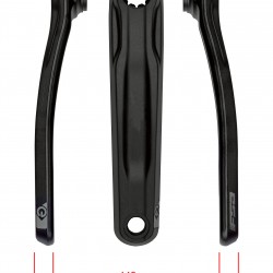 FSA Ebike Chainset CK-762 ISIS 27.0mm Black FSA Ebike Chainset CK-762 ISIS 27.0mm Black