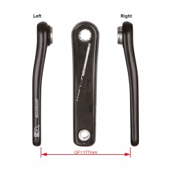 FSA Ebike Chainset CK-8685-1 ISIS 18.7mm Black