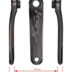 FSA Ebike Chainset CK-9011 ISIS 19.3mm Black FSA Ebike Chainset CK-9011 ISIS 19.3mm Black