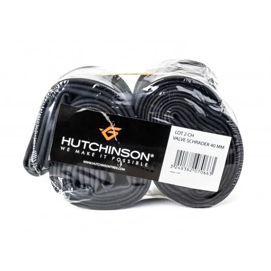Hutchinson Twin Pack Tubes Innertubes Schrader 700 Set of 2