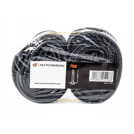 Hutchinson Standard Road Inner Tubes Set x2 700 Schrader