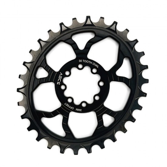 5Dev 8-Bolt Direct Mount Oval Chainring 5Dev 8-Bolt Direct Mount Oval Chainring