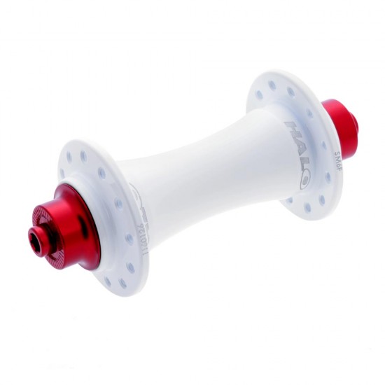 Halo RS Front HubTrue tracking, silky smooth, modern clean styled lightweight racing hub. 20H or 24H.Black, White or Red. Weight: 99g Halo RS Front HubTrue tracking, silky smooth, modern clean styled lightweight racing hub. 20H or 24H.Black, White or Red. Weight: 99g