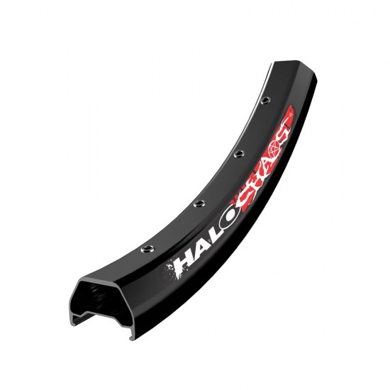 Halo Chaos Rim 27.5" BlackLightweight, strong performance.