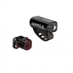 Lezyne Hecto STVZO 40/Femto USB STVZO Pair-Black/Hi Gloss Lezyne Hecto STVZO 40/Femto USB STVZO Pair-Black/Hi Gloss