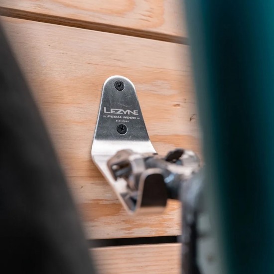 Lezyne - Stainless Pedal Hook - Silver Lezyne - Stainless Pedal Hook - Silver