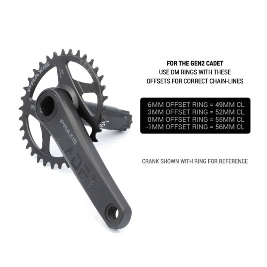 Praxis - CS MTB - Cadet G2 - Arms Only - 170mm