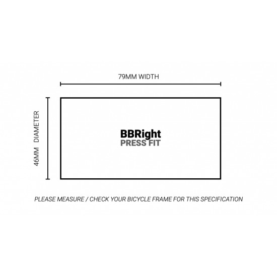 Praxis - BB M30 - BB RIGHT ROAD 79mm R-Collet