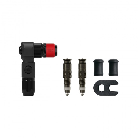 Lezyne - ABS Pro Clik Chuck With Schwalbe Clik Valve Cores Lezyne - ABS Pro Clik Chuck With Schwalbe Clik Valve Cores