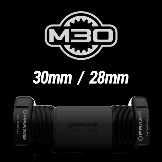 Praxis - BB M30 - T47 E.B. Threaded 68/73mm