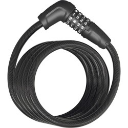 ABUS Coil Cable Lock 6512C/180 BK SCMU Tresor ABUS Coil Cable Lock 6512C/180 BK SCMU Tresor