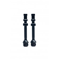 Stans Tubeless Universal+ Valves Pair Medium Black Stans Tubeless Universal+ Valves Pair Medium Black