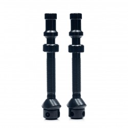 Stans Tubeless Universal+ Valves Pair Medium Black Stans Tubeless Universal+ Valves Pair Medium Black