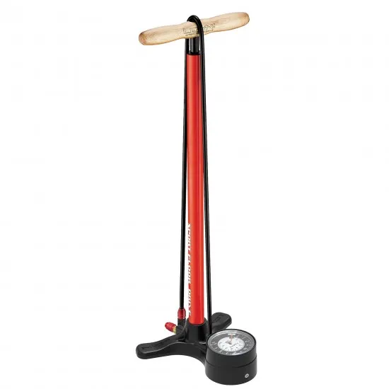 Lezyne Sport Floor Drive 3.5 Gauge Red