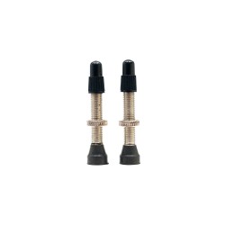 Stans Tubeless Universal Valves Pair Regular Brass Stans Tubeless Universal Valves Pair Regular Brass